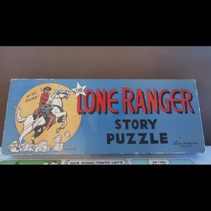 (RARE) The Lone Ranger Story Jigsaw Comic Puzzles